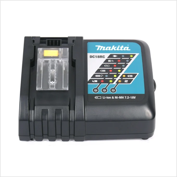 Makita Power Source Kit 18V mit 1x BL1850B Akku 5,0Ah + DC18RC Ladegerät Akku mit Ladestandsanzeige – Bild 7