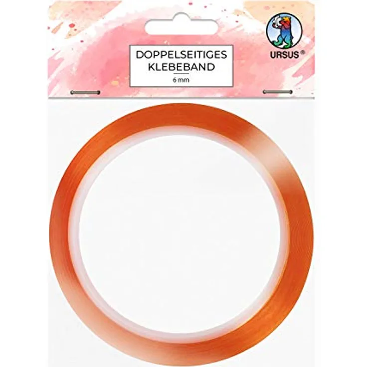Doppelseitiges Klebeband transparent 6mm x 10m