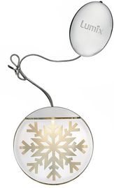 Krinner Lumix Deco Lights LED-Acrylglastaler Schneekristall