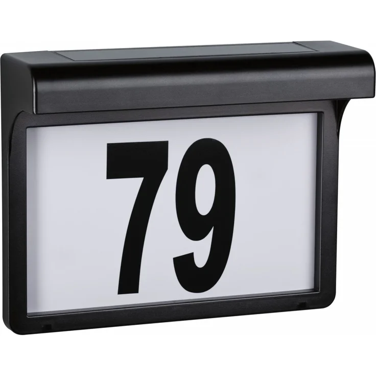Paulmann Solar Hausnummernleuchte Dayton II IP44 3000K Schwarz – Bild 6