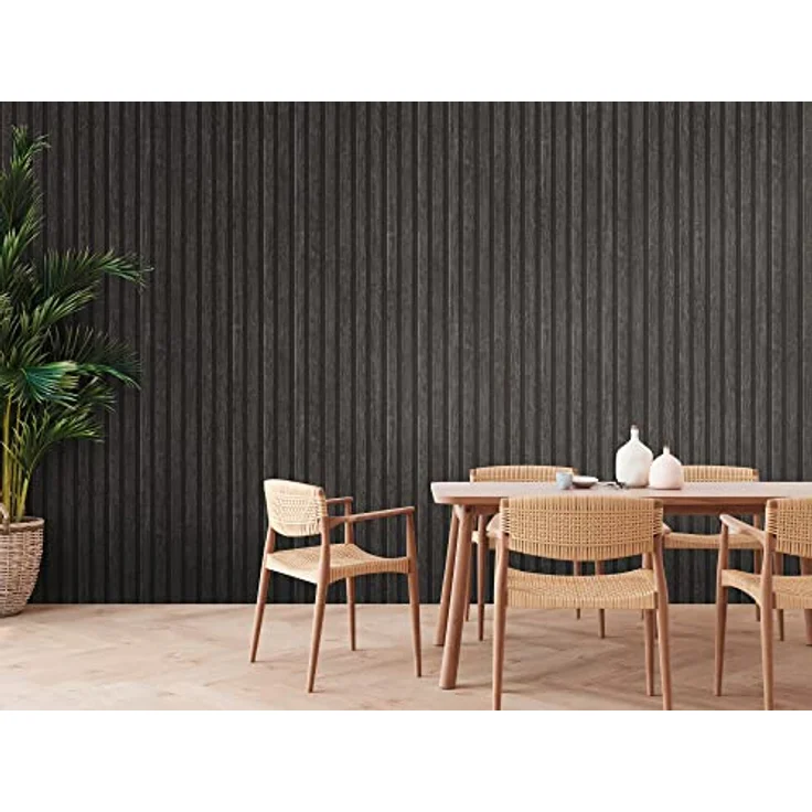 Vliestapete AS Creation Skandinavisch Holzoptik Dunkelgrau Schwarz 39109-4 10,05 x 0,53 m – Bild 7