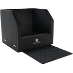 Knuffelwuff Auto Hunde Sitzschutz Cargo für den Vordersitz schwarz 45x45x30cm