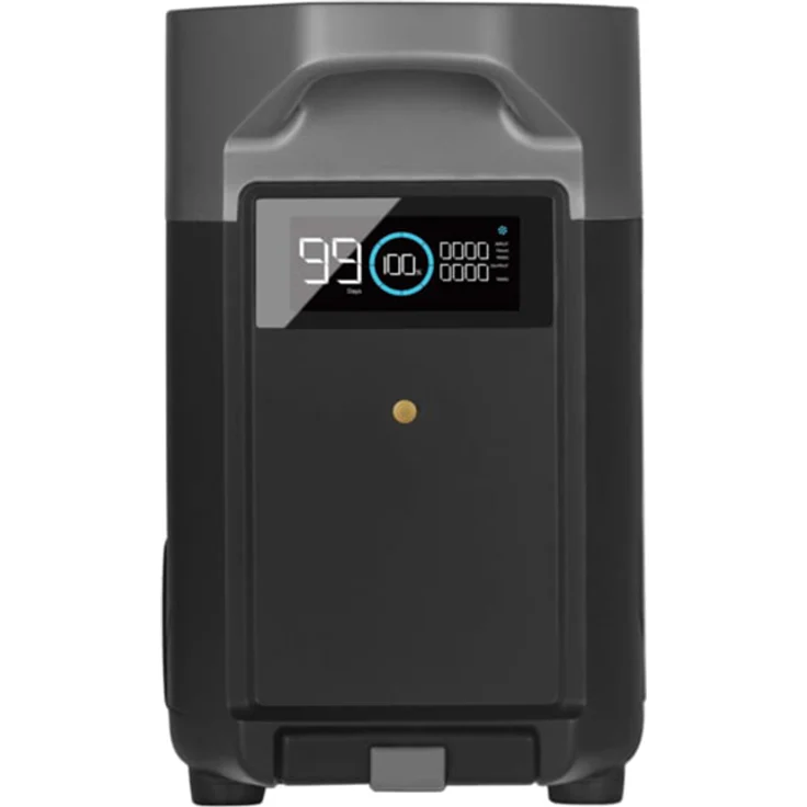 EcoFlow Delta Pro Extra Akkuerweiterung Elektro 3600 Wh Laufrollen 230 V Elektrostart 45 kg – Bild 2