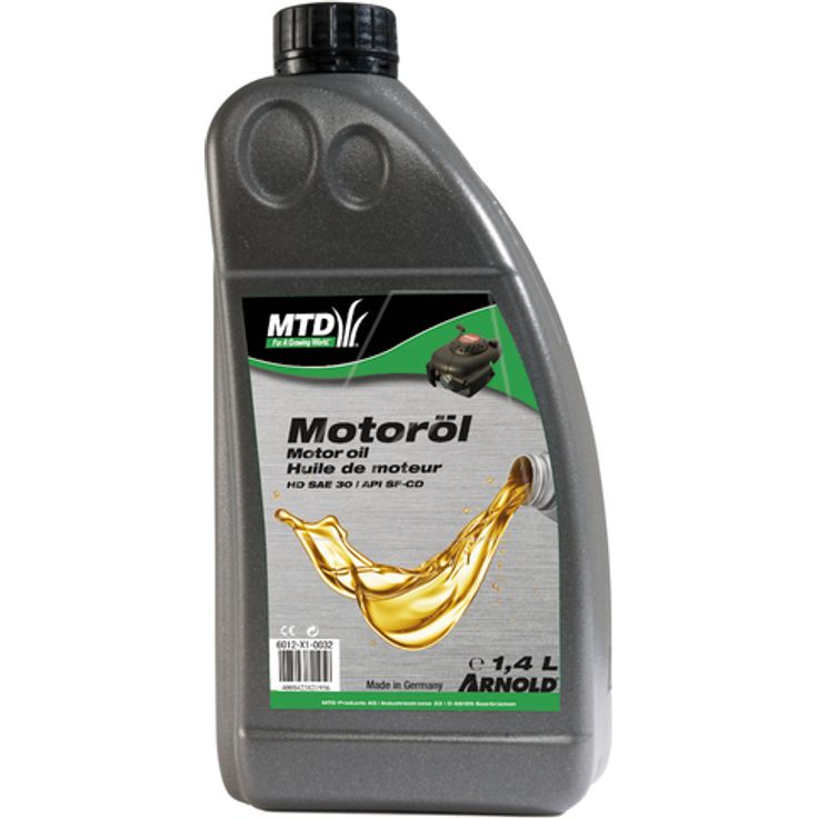MTD Sommermotoröl Sae 30/Hd, 1,4 Liter