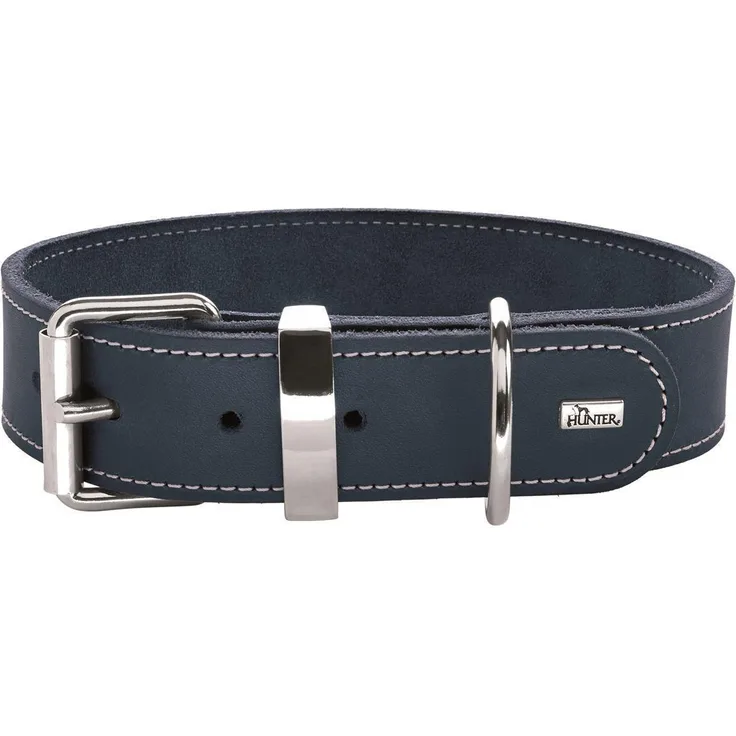 Hunter Hunde-Halsband Aalborg Special dunkelblau M