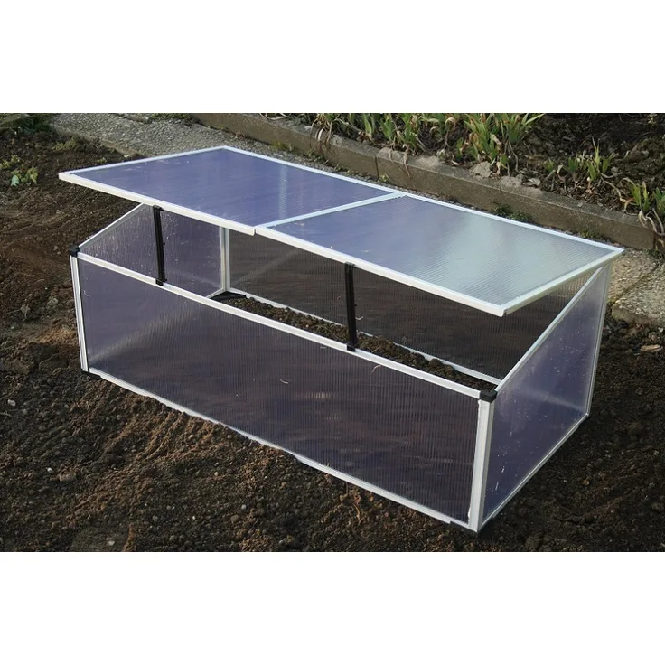 Aluminium Frühbeet PLANTBOX XL Treibhaus Foliengewächshaus Tomaten