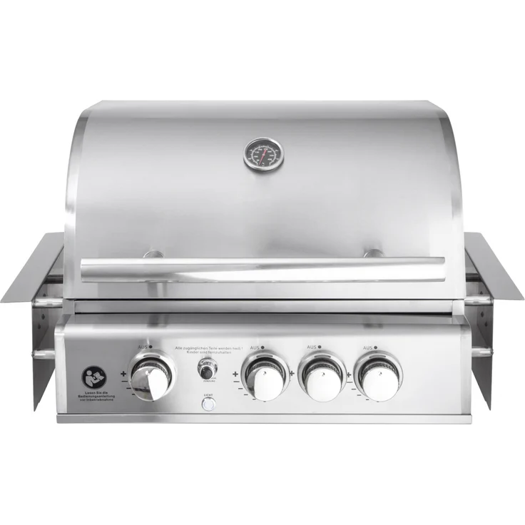 Allgrill Top-Line Chef M Built-In Gasgrill Einbaugrill Edelstahl Air System 3 Brenner/Backburner – Bild 2