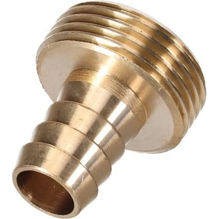 Generic Bewässerungssystem MESSING-SCHLAUCHVERSCHRAUBUNG - Außengewinde 3/4", Schlauch 3/4", 1-tlg, Maßangaben: 11 mm Breite, 8 mm Höhe