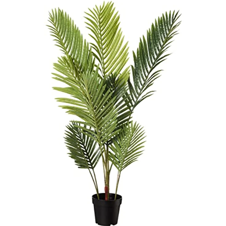 Amazon Basics künstliche Palme mit Kunststoff-Blumentopf – 119.8 cm, Grün: Tests, Infos & Preisvergleich