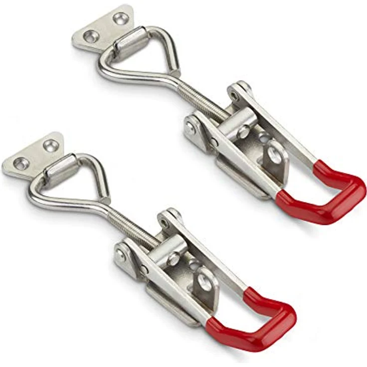 2er Set JUNKER Spannverschluss M8 (Haltekraft 600 Kg, abschließbar) Edelstahl SS304 verstellbarer Kistenverschluss - Preisvergleich – Bild 1