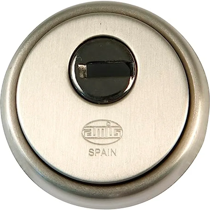 amig 40 wappen, Chrom matt, Ø65 mm
