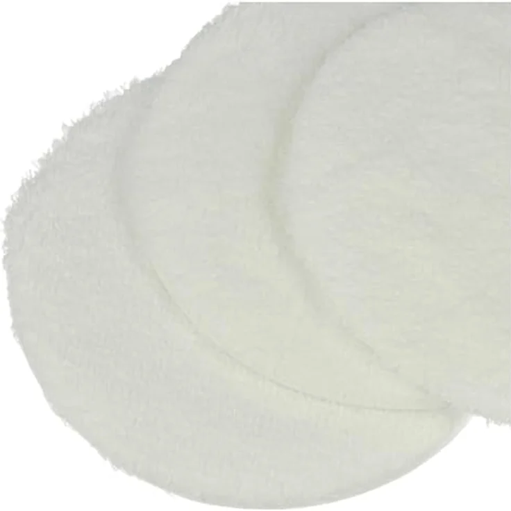 vhbw 6x Polierpad für Kärcher FP 202, PST 1000, FP 303, FP 222 - Polierscheiben-Set für Parkett, Durchmesser 12,5 cm, Weiß, waschbar bei 60°C – Bild 5