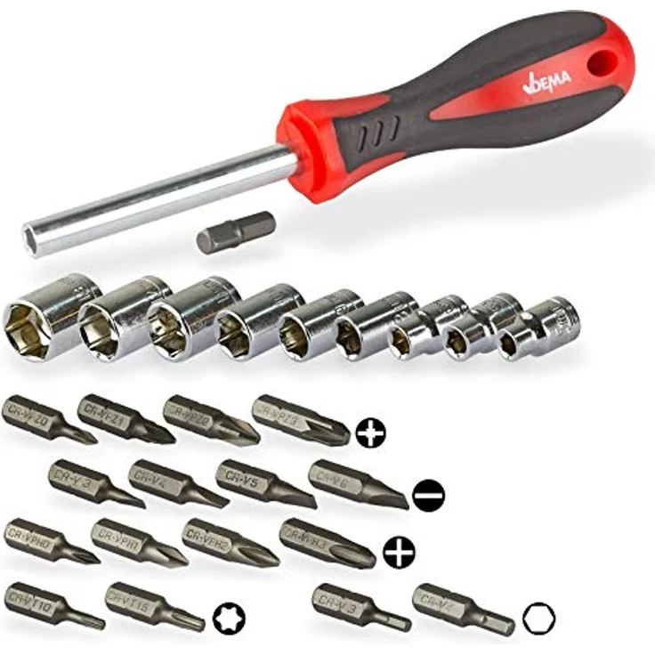 Schlitz Kreuz Schraubendreher Schraubenzieher Satz 44tlg. Set magnetisch – Bild 5