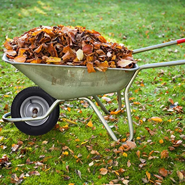 Schubkarrenrad 4.80 4.00-8, luftbereift, Ersatzrad mit Stahlfelge und Ventil, Komplettrad bis 120 kg, schwarz – Bild 2