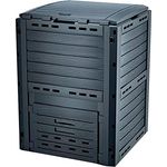 Planta de compostaje COMPOGREEN WOODY 280L., dimensiones (mm) 596x600x1000, color Antracita