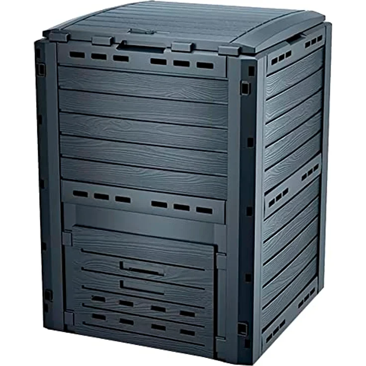 Planta de compostaje COMPOGREEN WOODY 280L., dimensiones (mm) 596x600x1000, color Antracita – Bild 1