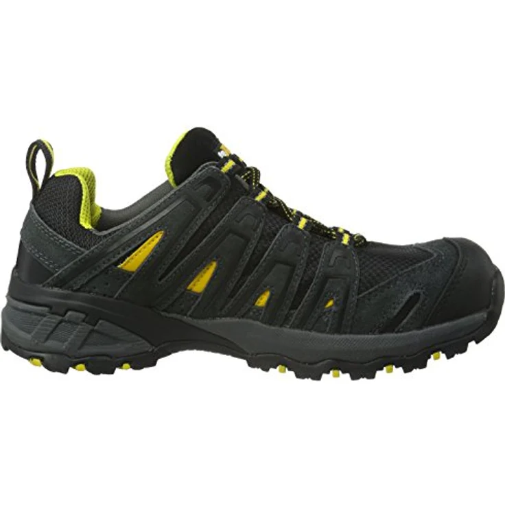 teXXor Lyon S1 Sicherheitsschuh, Veloursleder schwarz mit atmungsaktivem Textil-Funktionsfutter und Stahl-Zehenschutzkappe – Bild 6