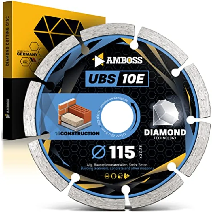 Amboss UBS 10E Diamant Trennscheibe 115 x 2 x 22.23