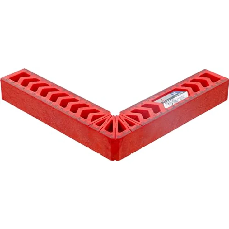 BGS TECHNIC Montagewinkel Fiberglas 200 mm, stabil mit Skalierung und Gradanzeige 22,5°/45°