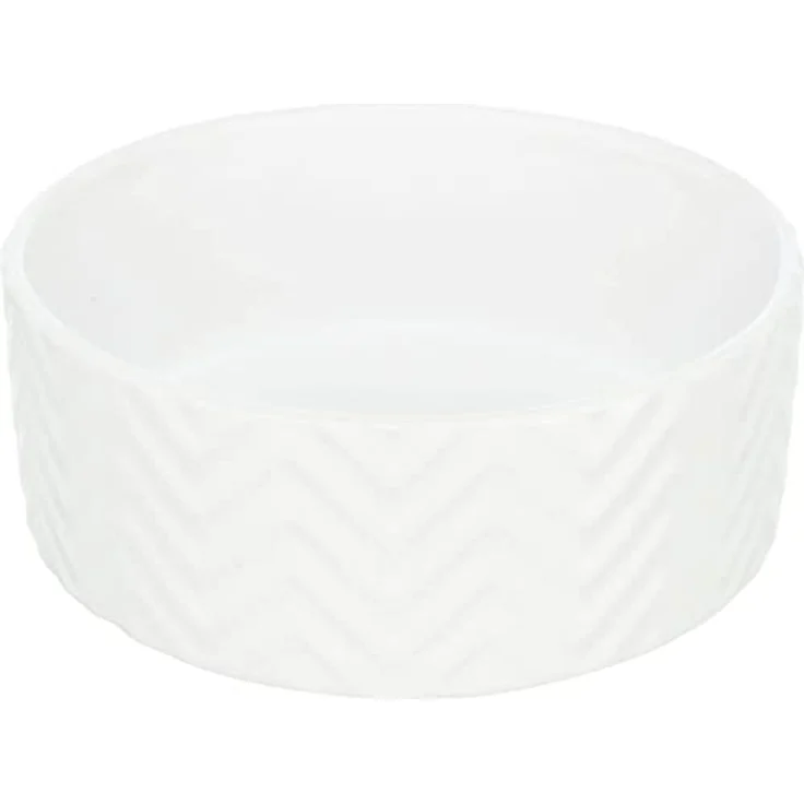 Futternapf aus Keramik, 0,9 l/Ø 16 cm, Weiß – Bild 1