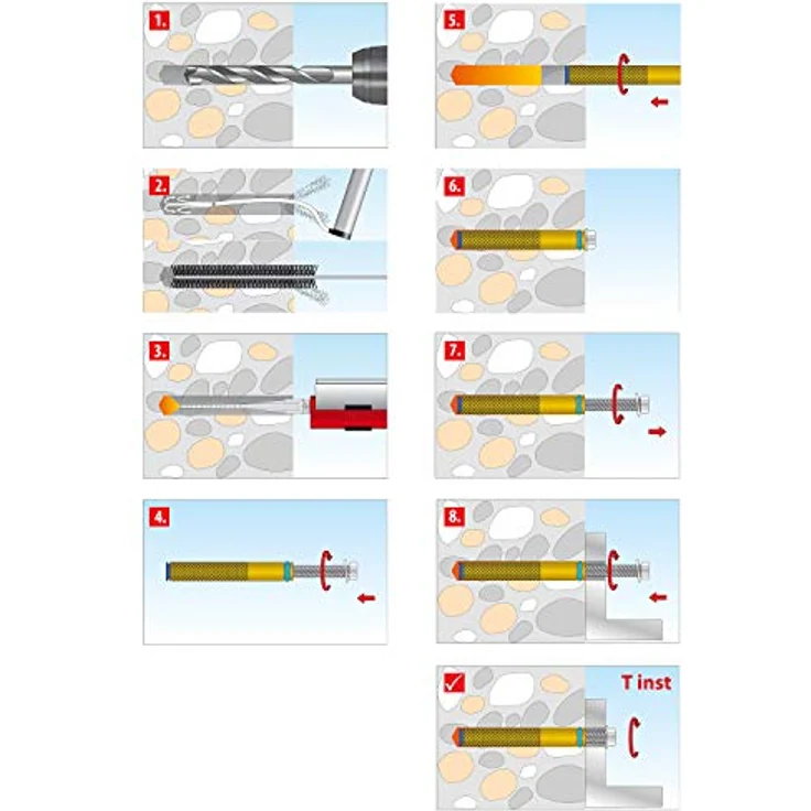 TOX 08410015 Verbundmörtel-Zubehör, Liquix Impact, M 8-80, KT Inhalt: 10 Stück – Bild 5