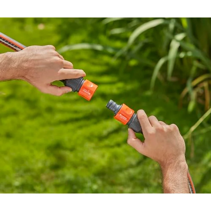 GARDENA Profi-System-Kupplung: Schlauchverbindung oder -verlängerung, für einen höheren Wasserdurchfluss, 3-4 Zoll-Ein- und Ausgang (2831-20) Bewässerungszubehör – Bild 2