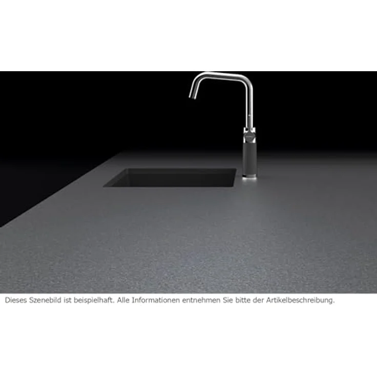 Schock Küchenarmatur SC-530 FA, Festauslauf mit 360° Schwenkbereich, elegantes Quarzkomposit-Design – Bild 4