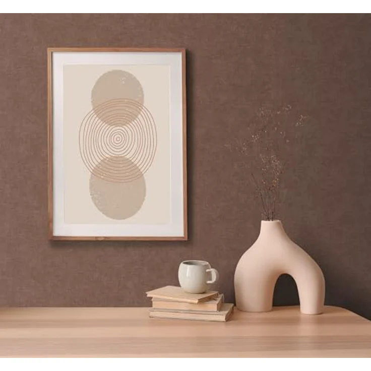 A.S. Création Smart Surfaces Vliestapete in Textiloptik, einfarbig in Braun und Rot, 10,05 m x 0,53 m, robust, Made in Germany – Bild 5