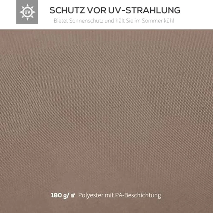 Outsunny Pavillon-Ersatzdach Ersatzdach für Pavillons, 300x300 cm, Kaffee-Farbe, wasserabweisendes Polyester – Bild 5