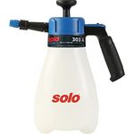 Solo 303 A Drucksprüher Made in Germany, Weiß - 1,25 Liter Füllvolumen, Große Kolbenpumpe, 3 bar Spritzdruck