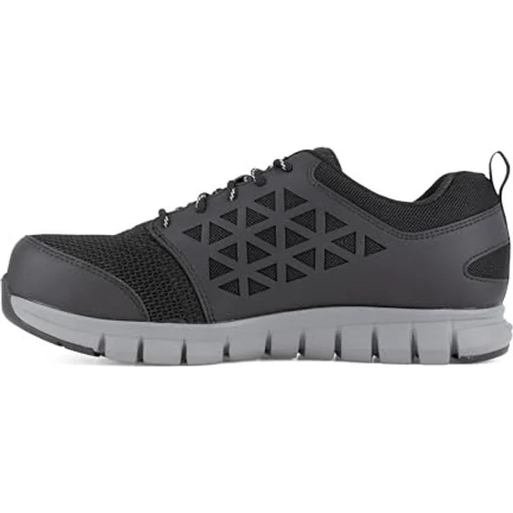 Reebok Excel Light S1P Sicherheitsschuhe (Größe 41) mit Aluminium-Zehenschutzkappe, atmungsaktivem Obermaterial und flexiblem EVA-Sohle – Bild 4