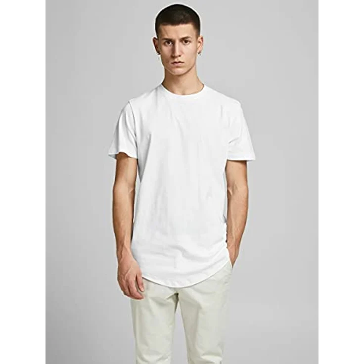 Jack & Jones Noa, Herren Shirt im 3er-Pack, kurzärmelig, Rundhalsausschnitt, weiss und schwarz, Größe L – Bild 6