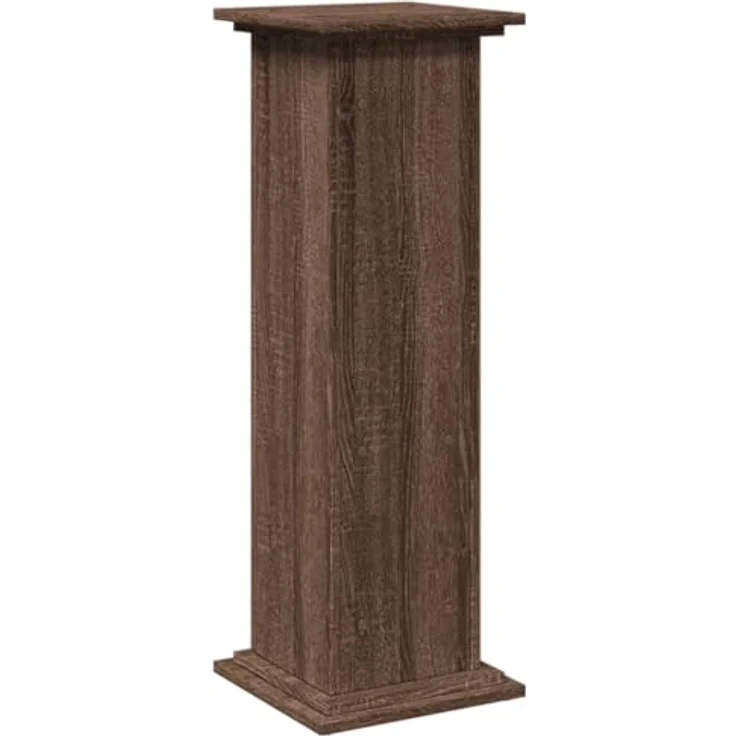 vidaXL Blumenständer Postament mit Stauraum Eichen-Optik 31x30x90 cm Spanplat – Bild 8