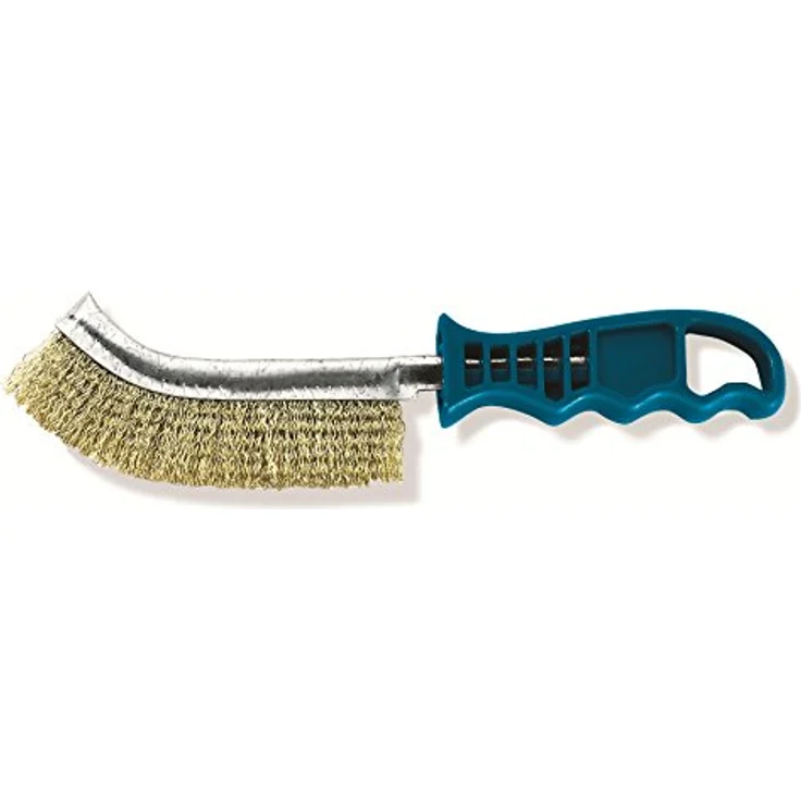 Drahtbürste 25cm 1Stück Messing Handdrahtbürste Bremssattelbürste Grillbürste – Bild 2