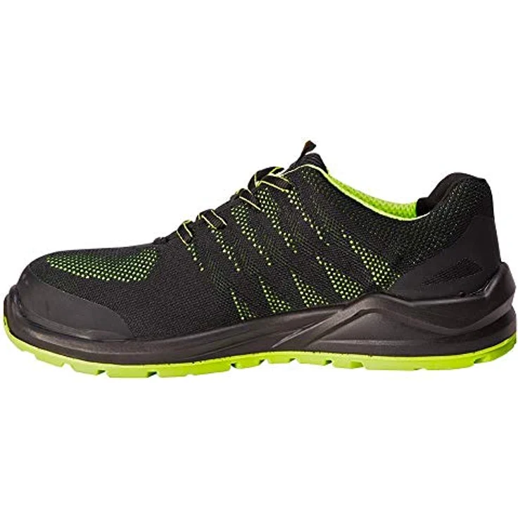 ruNNex RUNNEX® S1P-ESD-Sicherheitshalbschuhe SportStar, schwarz/grün, mit durchtritthemmender Zwischensohle und ESD-Schutz – Bild 5