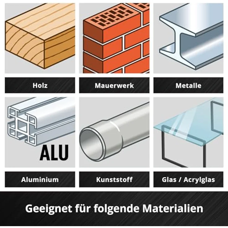Einhell Bohrer- und Bitset EINHELL Bit-Set 10-teilig, S2-Stahl mit Karabinerhaken für Akkuschrauber und Bohrmaschinen – Bild 7