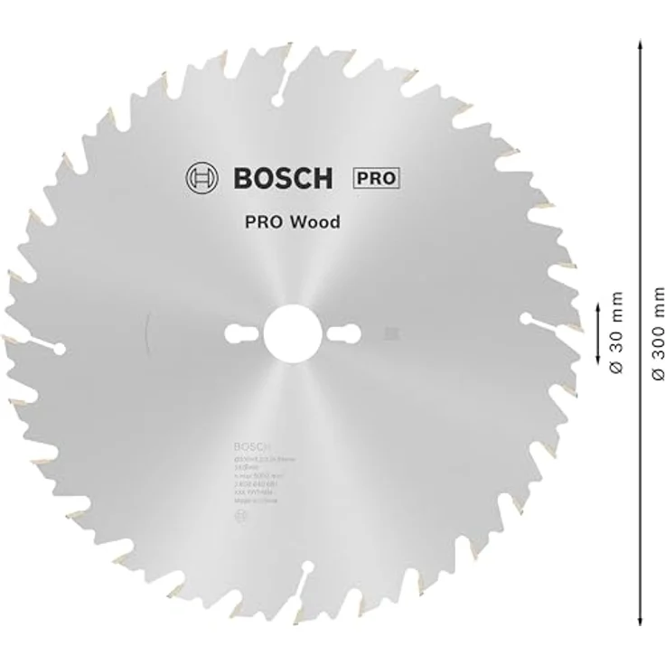 Bosch Professional Zubehör 2608640681 Kreissägeblatt Speedline Wood 300 x 30 x 3,2 mm, 28 – Bild 3