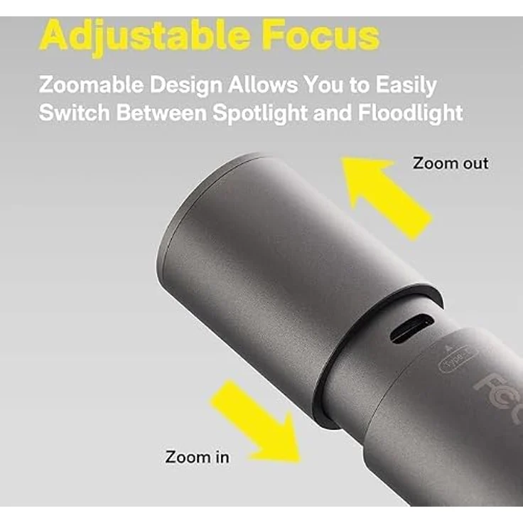 Xiaomi HOTO Flashlight QWSDT001, 1000lm, USB-C (3 cm) – Bild 3