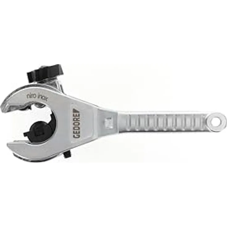 Gedore 224011 Ratschen-Rohrabschneider Niro Gr. 1, Aluminium-Druckguss, für Rohr-Ø 16-35 mm, geringer Platzbedarf