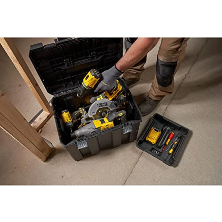 Stanley by Black & Decker Werkzeugbox FMST75753-9, 3-in-1 Promo-Set, Perfekter Einstieg in das modulare PRO-STACK™ Aufbewahrungssystem – Bild 4