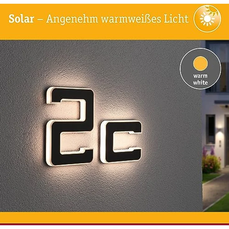 Paulmann Outdoor Solar Hausnummer Buchstabe C – Bild 4