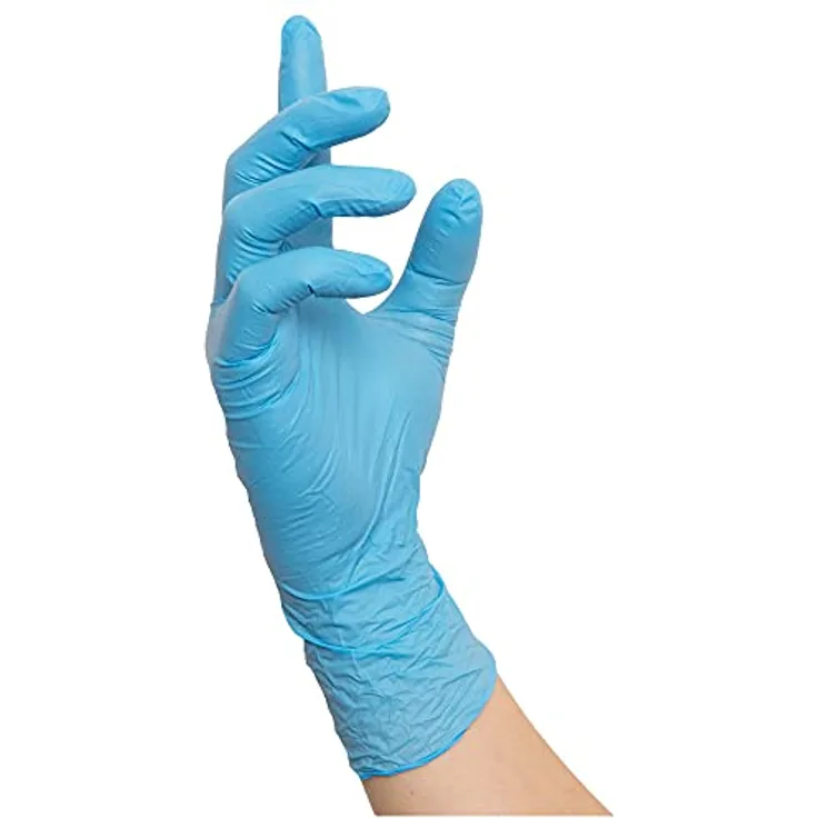 AS Arbeitsschutz GmbH SUPREME NITRILE Einweghandschuhe Gr. S, blau, Nitril, EN374 PSA III, 100 Stück, für Lebensmittelkontakt und Hygienebereiche