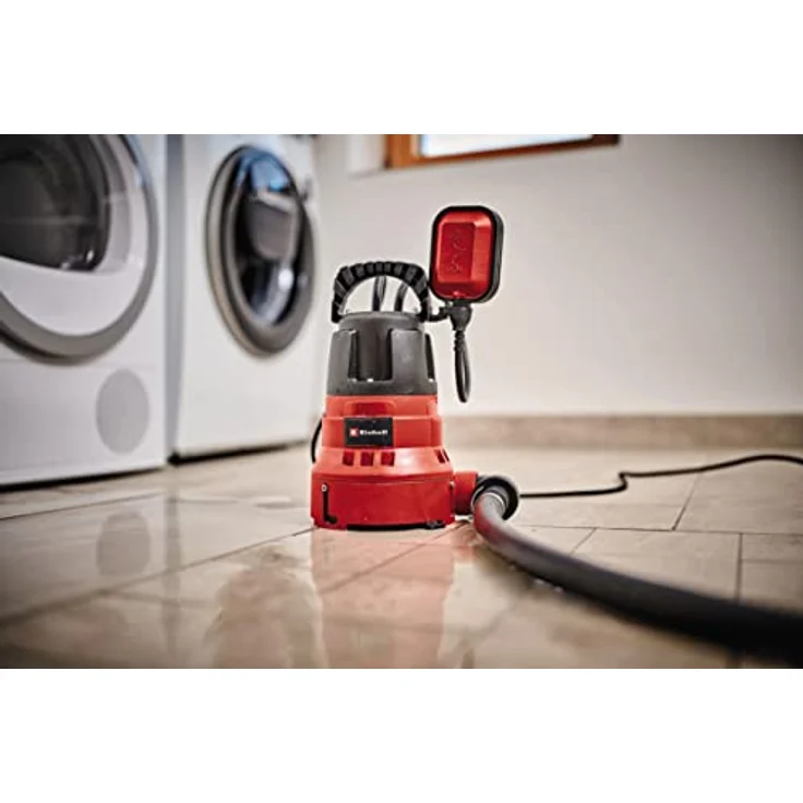Einhell Schmutzwasserpumpe GC-DP 7035 LL, 700W, flachabsaugend bis 1 mm, Fördermenge 16.000 L/h, 0,8 bar, Eintauchtiefe 7 m, verstellbar für Schmutz- & Klarwasser, schlagzähes Kunststoffgehäuse – Bild 4