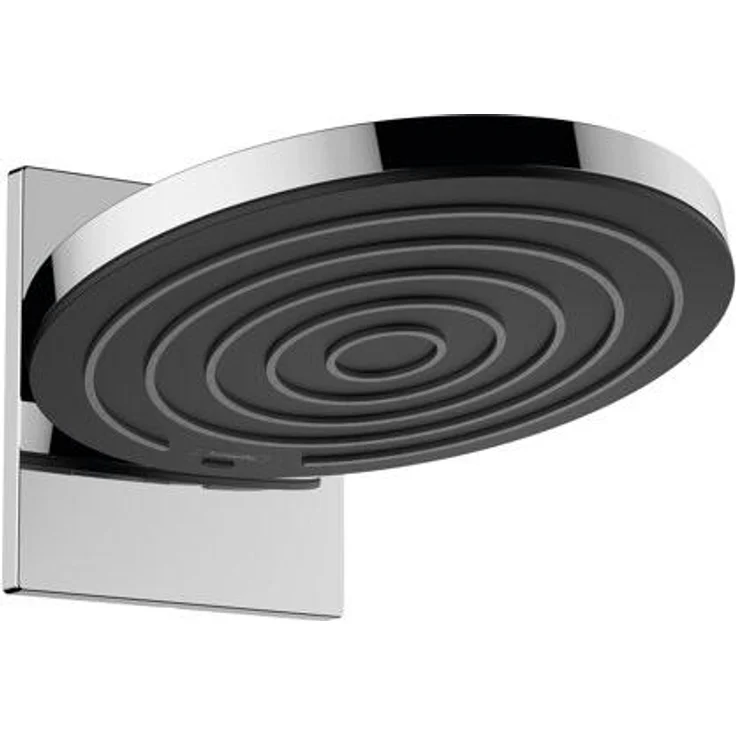 hansgrohe Duschbrause 24150000 (2 Strahlarten) mit PowderRain und Intense PowderRain, graphit – Bild 1