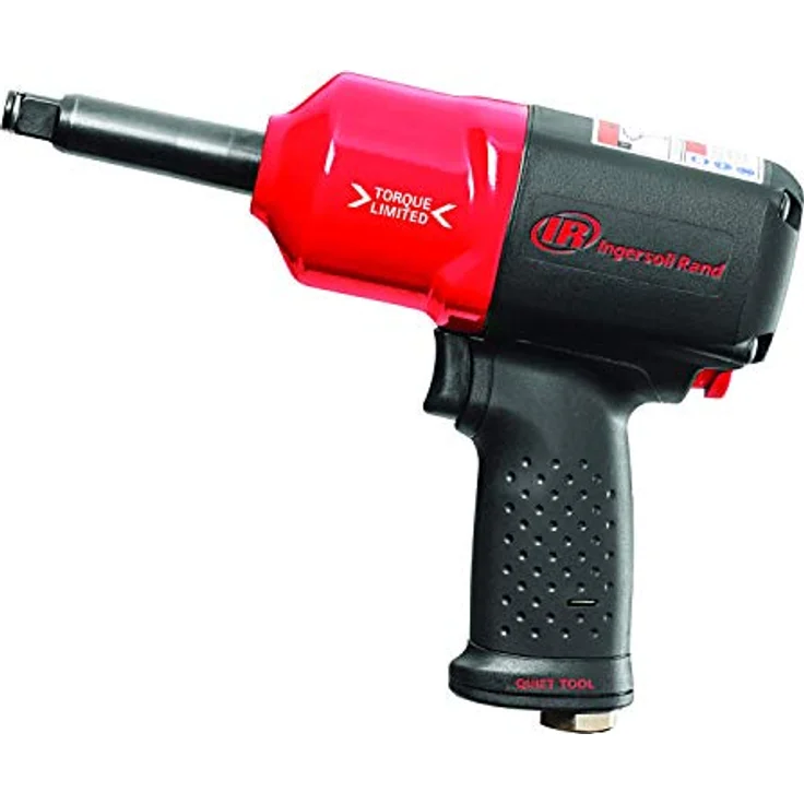 Ingersoll-Rand Druckluft Schlagschrauber 2135QTL-2, Drehmomentbegrenzer, Vierkant Werkzeug 1/2 Zoll im Koffer, Aluminium Verbundgehäuse, schwarz – Bild 2