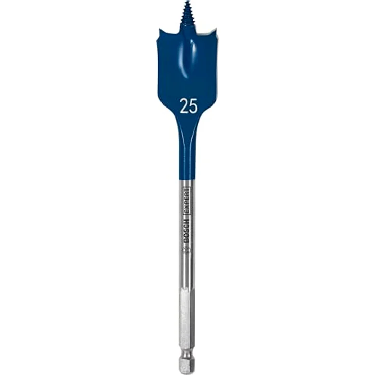 Bosch Expert Self Cut Speed Spade Bit, 25mm x 152mm, HEX Shank, schnelles Bohren für Weichholz, 1 Pc – Bild 1