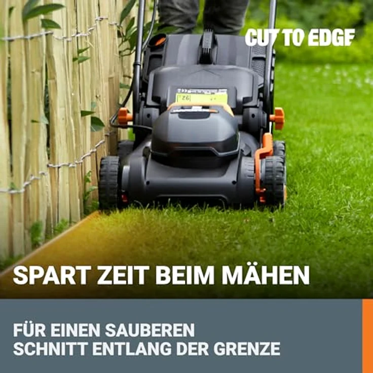 WORX WG743E 40 cm Akku Rasenmäher WG743-40V (2 x 20V-4.0Ah) Max Li-Ion PowerShare – Bild 4