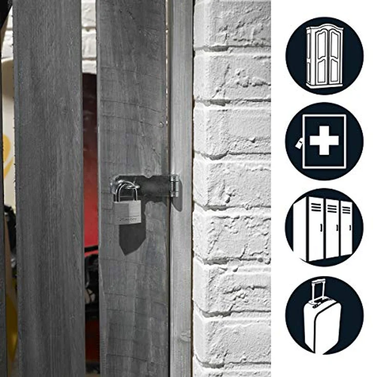 MASTER LOCK - 9140EURQNOP - 4 Vorhängeschlösser aus Aluminium 40mm – Bild 4