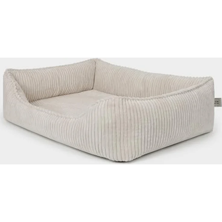 PAW WOW Anton Hundebett | Orthopädisches Hundebett mit Memory Foam | Beige, 80x60cm – Bild 2