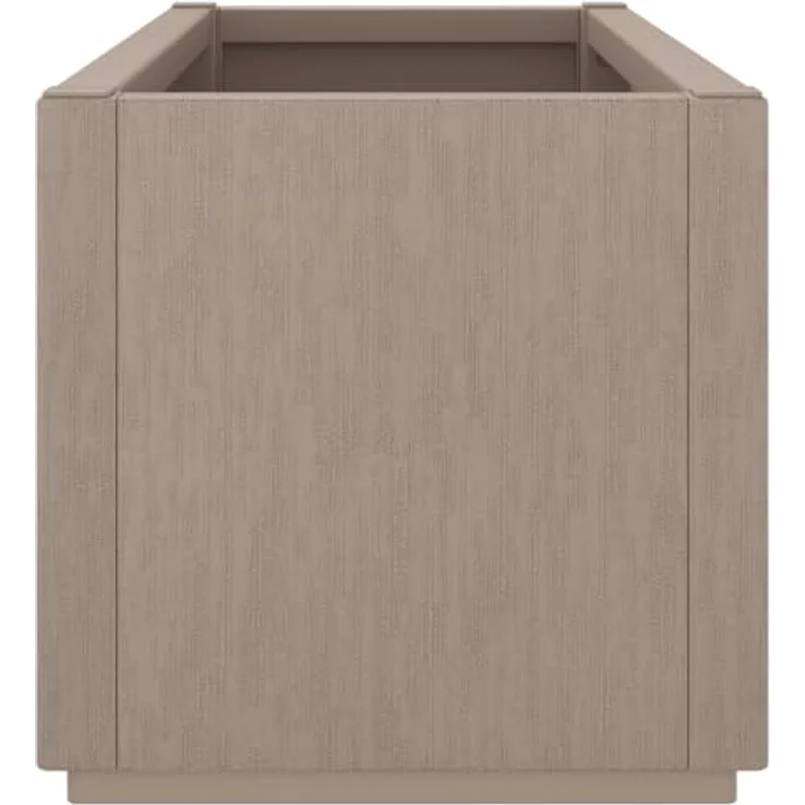 vidaXL Pflanzkübel Hellbraun 80x36x35 cm PP – Bild 5